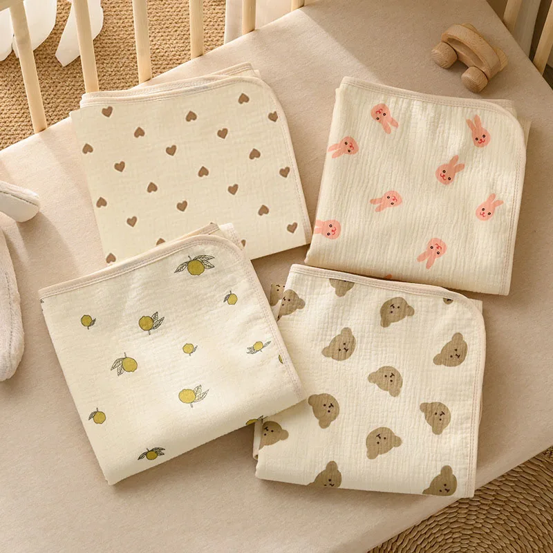 Reusable Baby Changing Mats Cover Cute Cartoon Baby Diaper Mattress Diaper for Newborn Waterproof Changing Pats Floor Play Mat