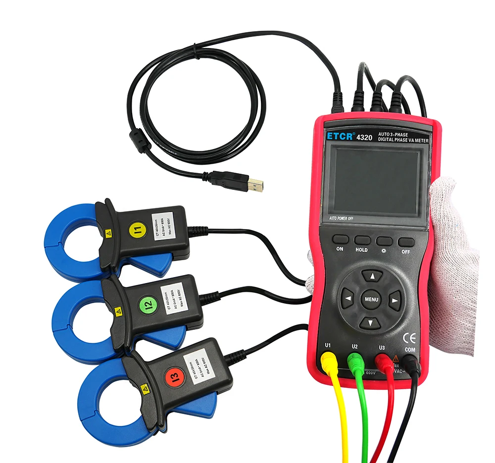 

ETCR4320 0Ma - 1800A Lightning Resistance Measuring Instrument Digital Volt-Ampere Meter