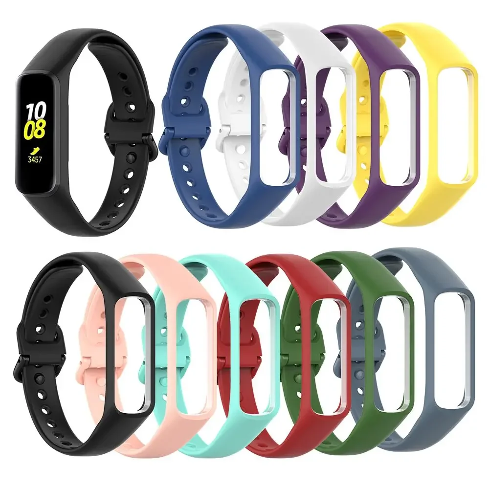 Фото Мягкий силиконовый ремешок для Samsung Galaxy Fit-e R375, сменный смарт-браслет, ремешок для часов Fit E R375 №1