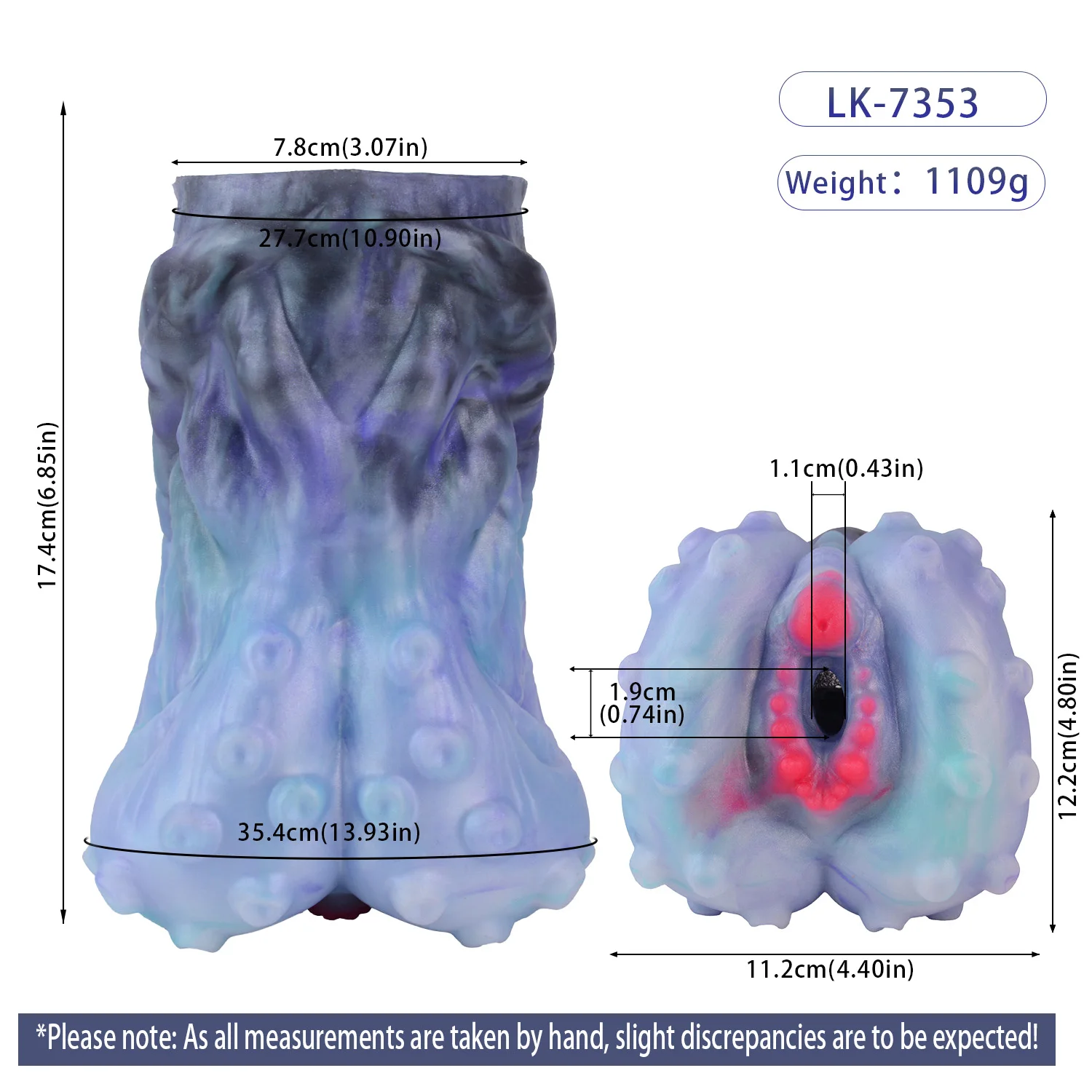 GEEBA Cthulhu Monster Male Stroker Cup Octopus Suction Texture Onahole Pocket Pussy Male Masturbator Silicone Sex Toys for Men (art.: 3920dbbfd0080) - 3920dbbfd0080