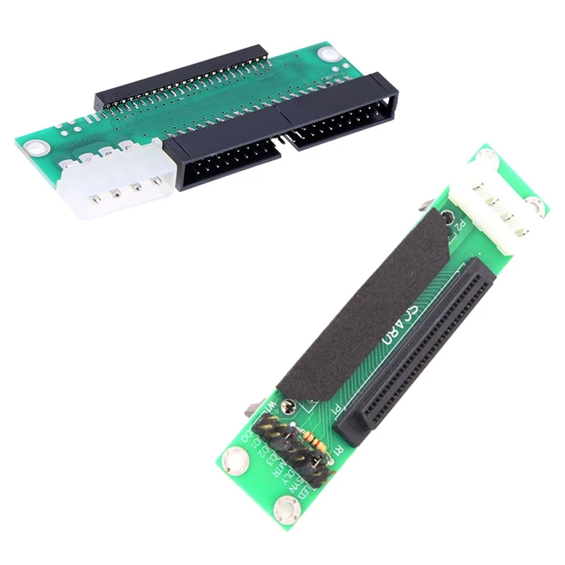 3 5 дюймовая IDE Male к 2 дюймовой Female карта с SCSI SCA 80Pin до 68Pin Ultra II/III LVD-SE адаптер |