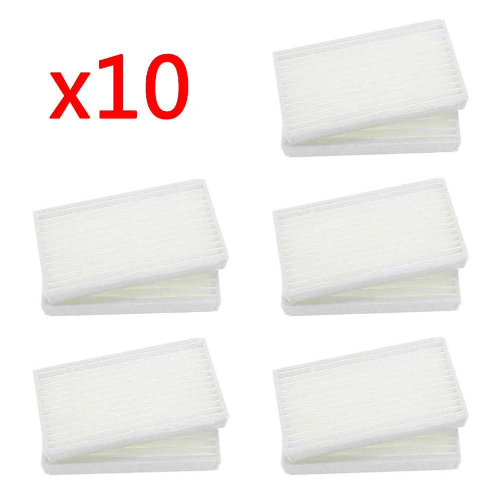 

10 фильтров HEPA для пылесоса CHUWI iLife X5 V5 V3 + V5PRO ECOVACS CR130 cr120 CEN540 CEN250 ML009