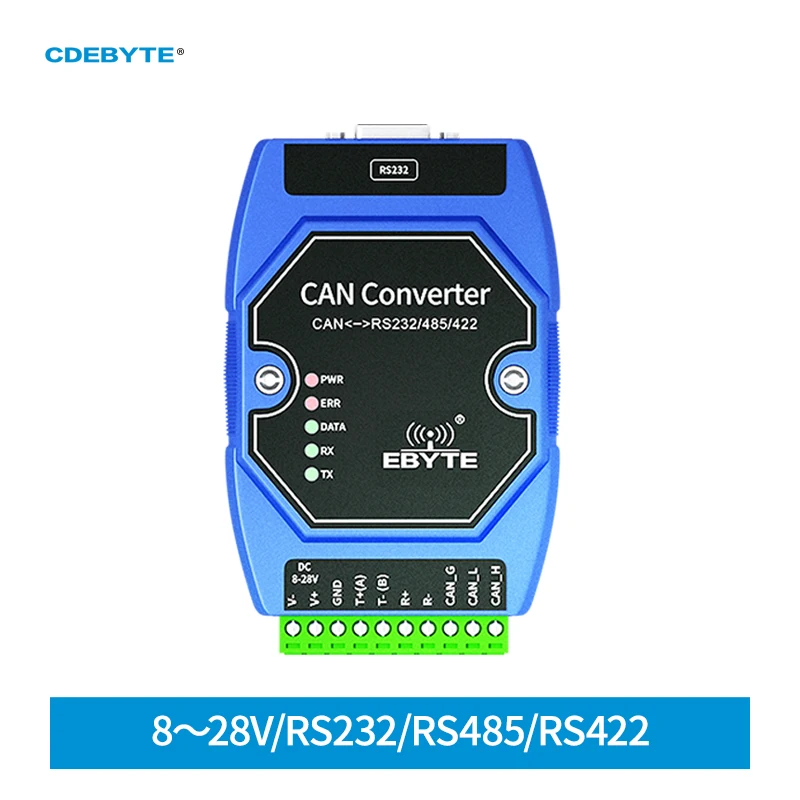 CDEBYTE CAN To RS485/RS232/RS422 CAN To Serial Protocol Converter ECAN-401S DC 8V～28V Build In Watchdog Wide Baud Rate Range