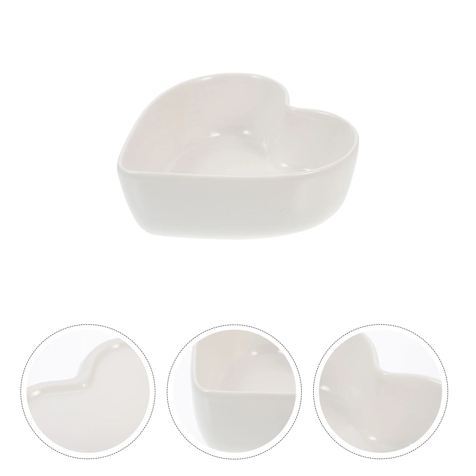 

Bowl Bowls Ceramic Heart Serving Salad Fruit Porcelain Dish Dessertpasta Mixing Appetizer Dishes Shaped Soup Sauce Plate Plates