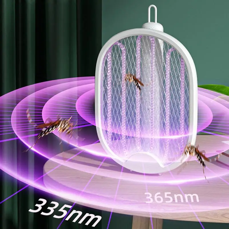 

Electric Mosquito Swatter Shock Folding Mosquito Killer USB Mosquito Killer Rechargeable Home Two-in-one Mosquito Killer