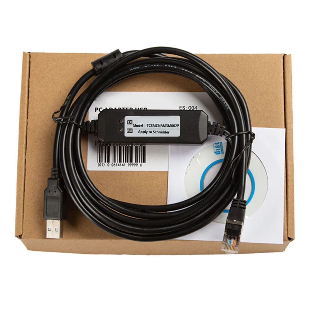 Фото TCSMCNAM3M002P для Schenider Electrical ATV VFD LXM ATV12 ATV312 ATV32 ATV61 ATV71 Серия Сервоотладочный кабель Линия загрузки №1