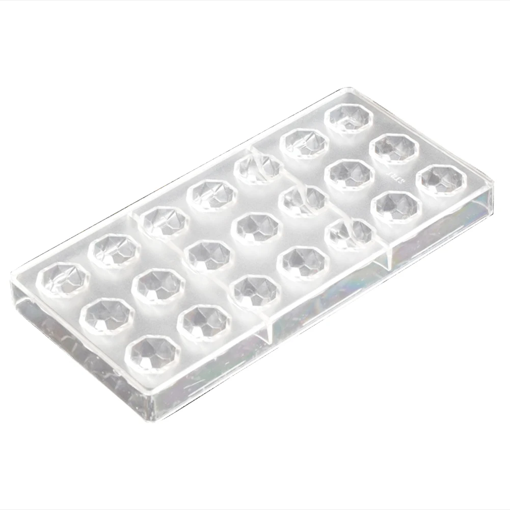 Прозрачная твердая форма для шоколада ПК выпечки конфет еды с бриллиантами