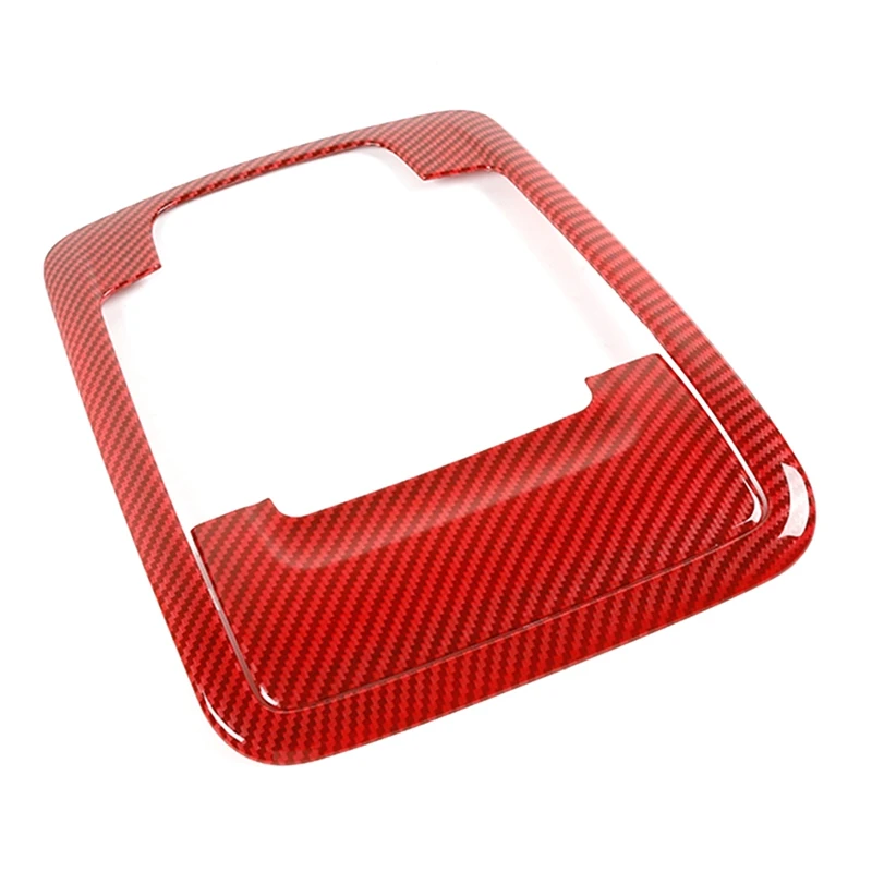 

Car Front Reading Light Lamp Decoration Cover Stickers Accessories for Dodge Ram 1500 2018-2022 , ABS Carbon Fiber