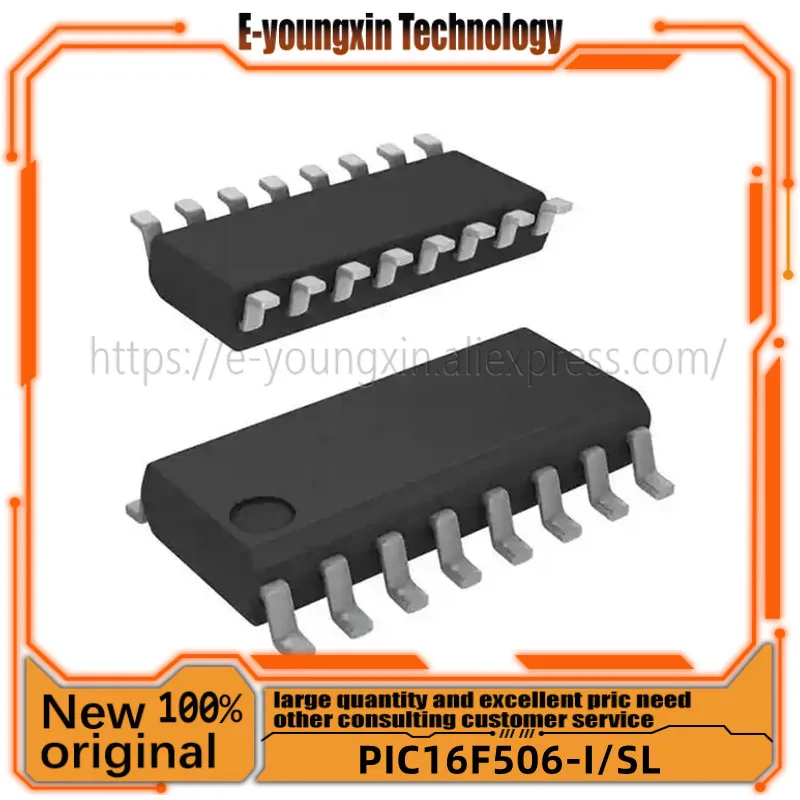 Новинка 10 шт./партия Φ/SL PIC16F506 16F506 SOP-14 IC Новинка 10 шт./партия Φ/SL PIC16F506 16F506 SOP-14 IC
