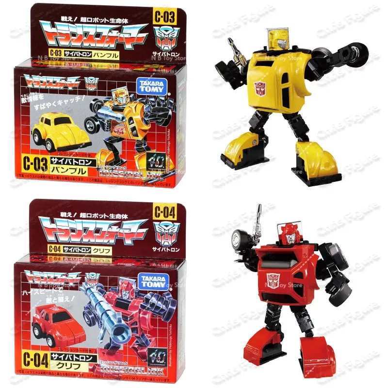 Фото В наличии: Коллекционная модель фигурки Transformers Missing Link C-03 C-04 Cliffjumper Bumblebee, подарок №5