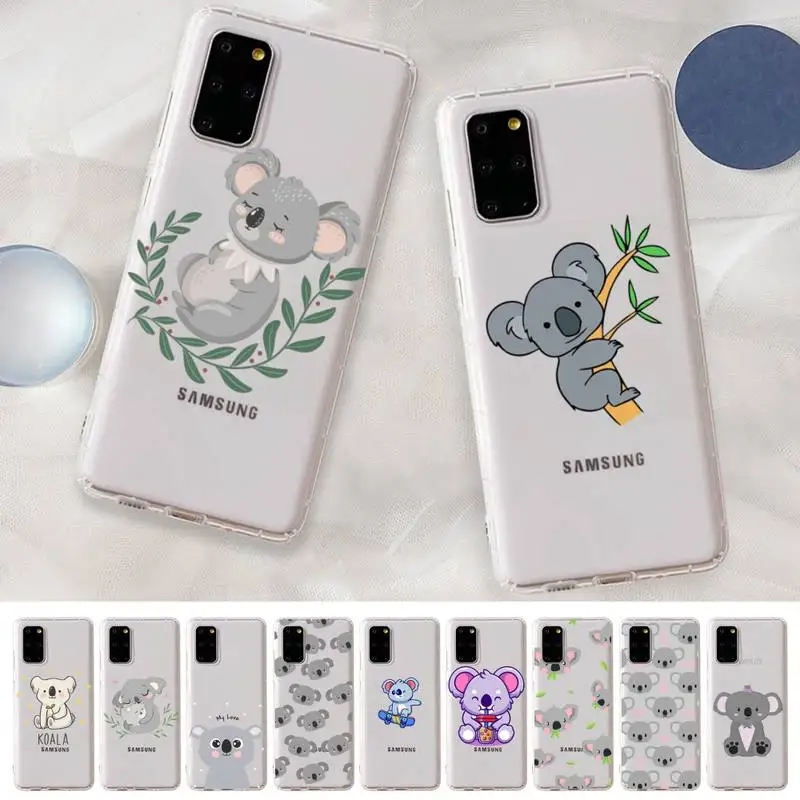 

Cute cartoon koala Phone Case For Samsung A 10 20 30 50s 70 51 52 71 4g 12 31 21 31 S 20 21 plus Ultra