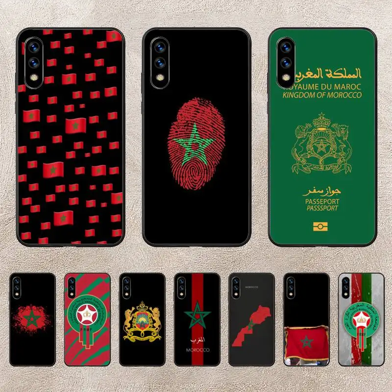 

Maroc Morocco Flag Phone Case For Huawei P10 P20 P30 P50 Lite Pro P Smart Plus Cove Fundas