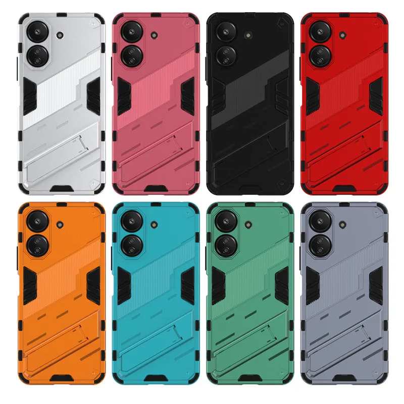 Чехол для POCO C65 Xiaomi C50 C55 чехол в стиле панк жесткий армированный кронштейн