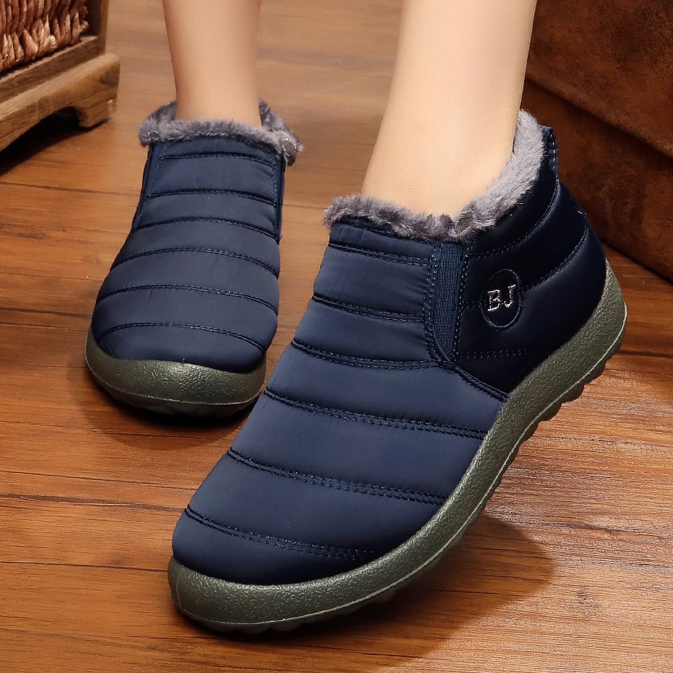 

Men Boots Lightweight Winter Shoes For Men Snow Boots Waterproof Winter Footwear Plus Size 45 Slip On Unisex Ankle Winter Boots