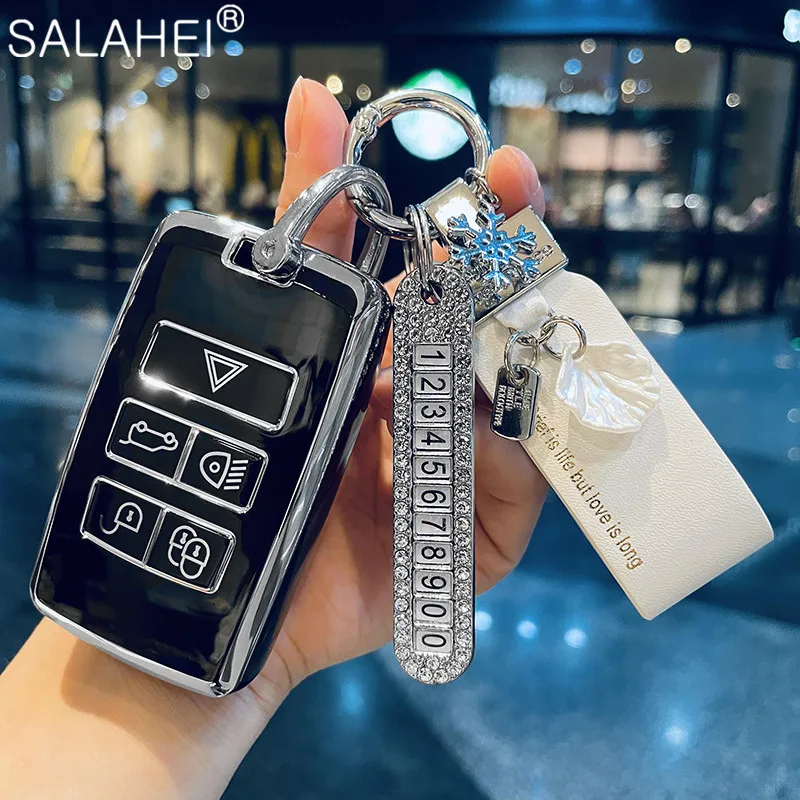 Автомобильный чехол-брелок из ТПУ с дистанционным управлением для Land Rover Range Rover Sport Evoque Velar открыть 2018 2019, автомобильные аксессуары