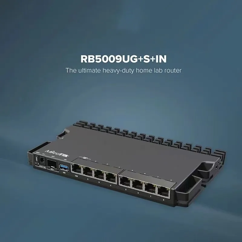 

Suitable for MikroTik RB5009UG+S+IN POE Enterprise-class 10 Gigabit 9-port Smart 48V Wired POE Power Supply Router