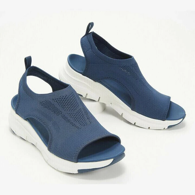 Sandal Female Summer Sport Sandals Washable Slingback Orthopedic Slide Women Platform Sandals Soft Wedges Shoes Casual Footwear