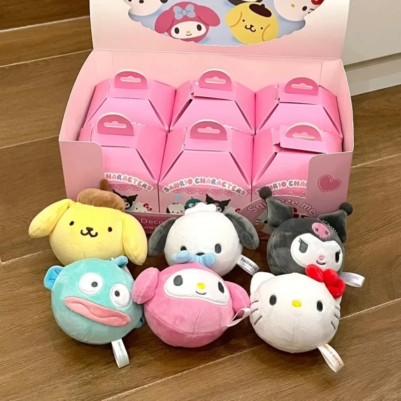 Sanrio мягкая плюшевая игрушка-пельмени декомпрессионная игрушка школьная сумка
