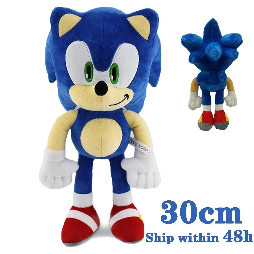 Фото Игрушка Sonic Peluche Amy Rose Knuckles Tails, плюшевая милая мягкая плюшевая кукла, подарок на день рождения для детей №1
