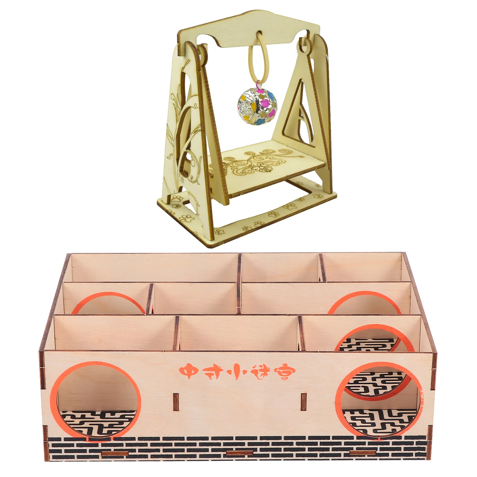 2 шт. игрушка-лабиринт для хомяка вилла забавный лабиринт гавань домашних