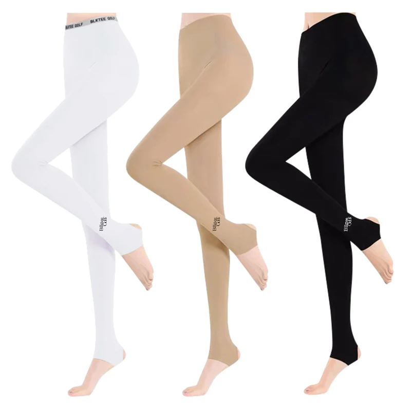 

Golf Sunscreen Underpants Ice Silk Women's UV Protection Foot Step Golf Pants Thin Fit