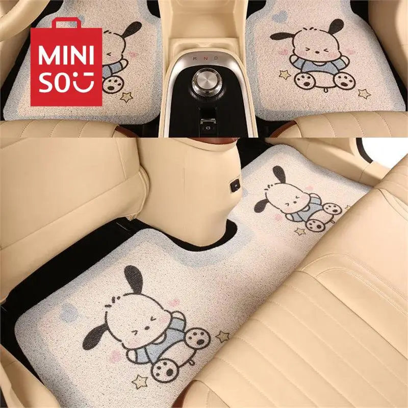 Автомобильные коврики Hello Kitty резиновые напольные Sanrio Kuromi износостойкие моющиеся