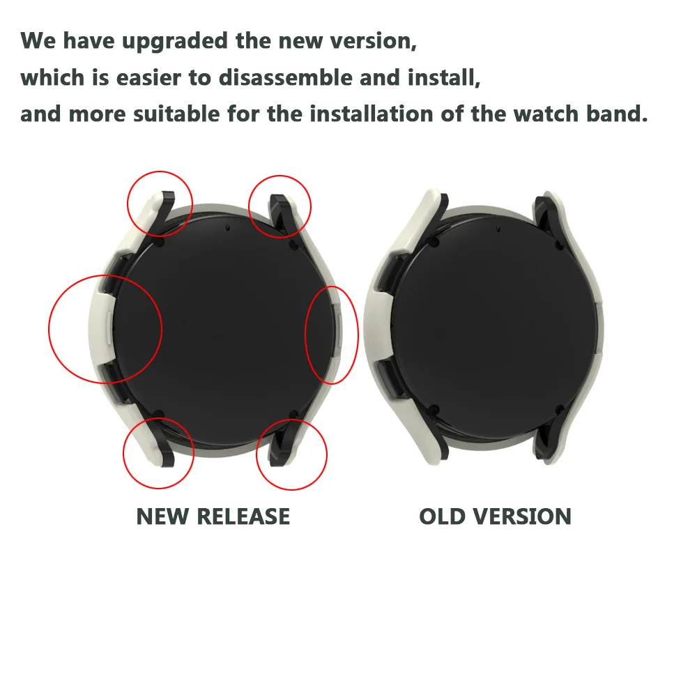 Modification Dial Bezel Bumper for Samsung Watch 5 Pro 45mm Watch4 Watch5 40mm 44mm Protective Mod Frame Case Bright Scale Cover