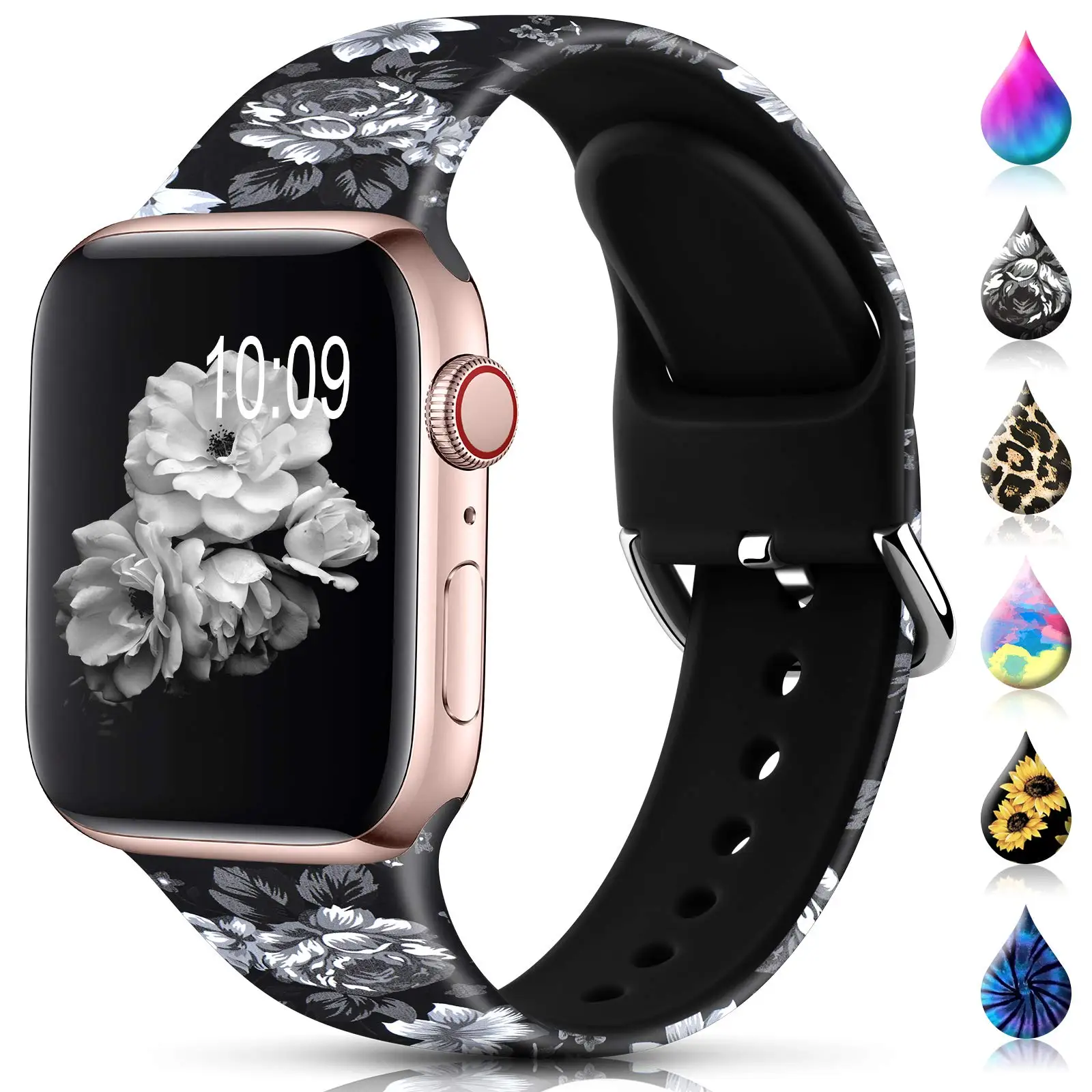 

Ремешок Леопардовый Для Apple Watch Band 44 мм 40 мм 45 мм 40 мм 38 мм 42 мм, ремень для планшетов iWatch Series 7 6 SE 5 4 3 2 1