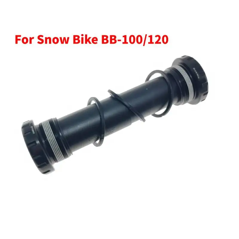 

Original axle snow bike threaded external bearing Bottom bracket BB 100/120mm Fat Bicycle Crankset