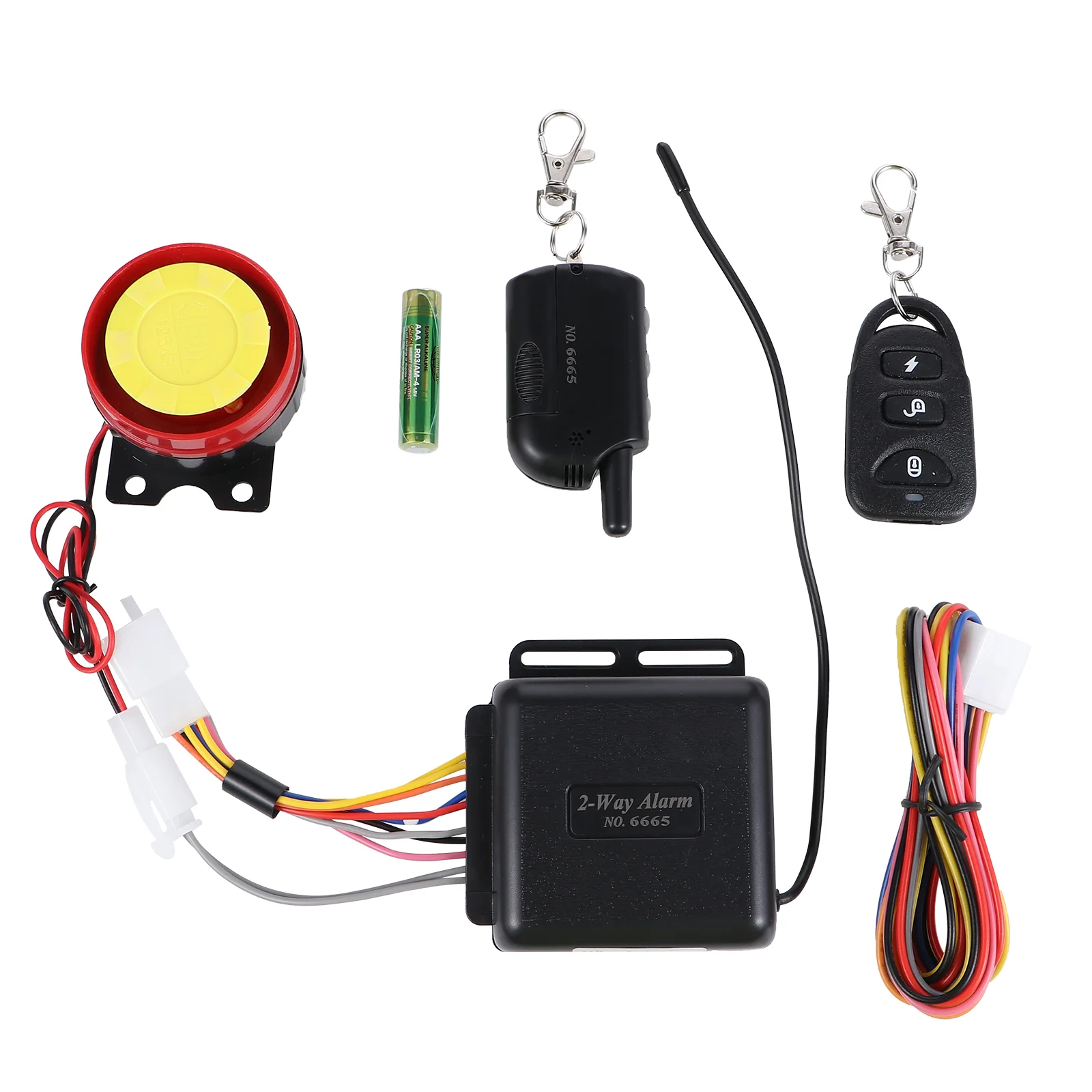 

Motorbike Safety Tool Security Device Parts Motorcycle Tools 2 Way Alarm System
