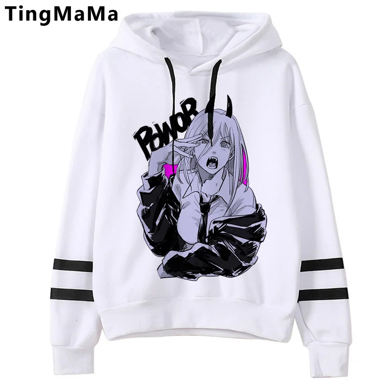 

Chainsaw Man Makima Power Pochita hoodies men graphic 90s streetwear funny Hooded Shirt hoddies man graphic sweater