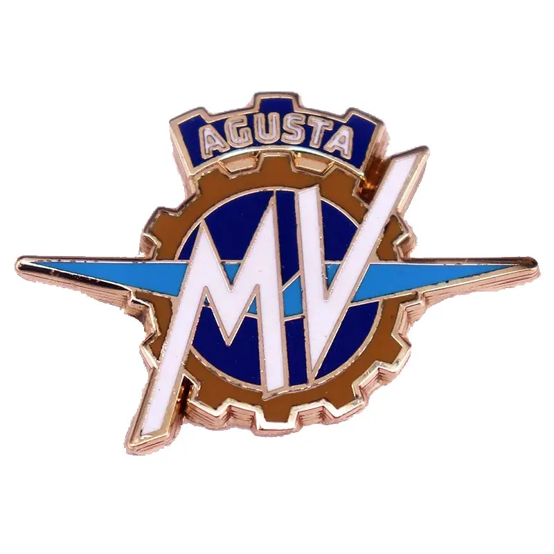 Эмалированные булавки с логотипом MV Agusta винтажная металлическая брошь значок
