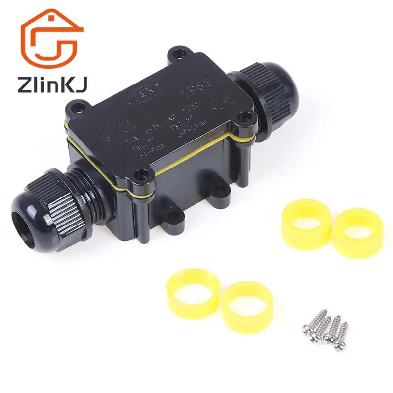 

Hot sale 2 Way Waterproof Electrical Junction Box For Outdoor Lighting Cable IP68