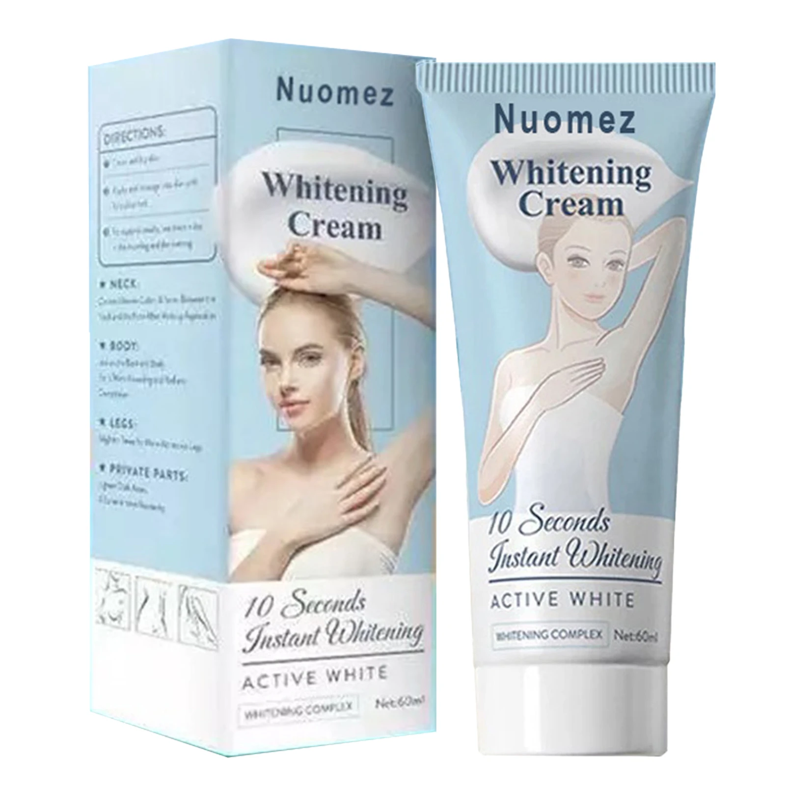 

60ml Skin Bleaching Cream Skin Lightening Cream For Intimate Areas Gentle Brightening Cream For Body Bikini And Sensitive Areas