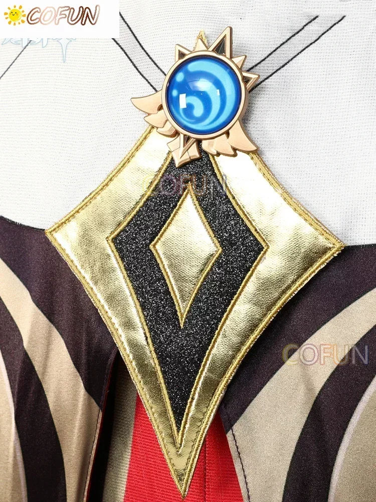 COFUN Game Genshin Impact Dahlia Vampire Косплей Костюм Красивый Хэллоуин Карнавальная Вечеринка