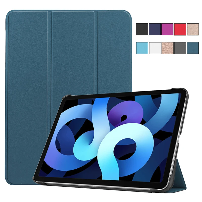 

For iPad Air 2020 Case 10.9 inch Folding PU Leather Stand Protective Tablet Cover For Funda iPad Air 4 Case Coque 2020