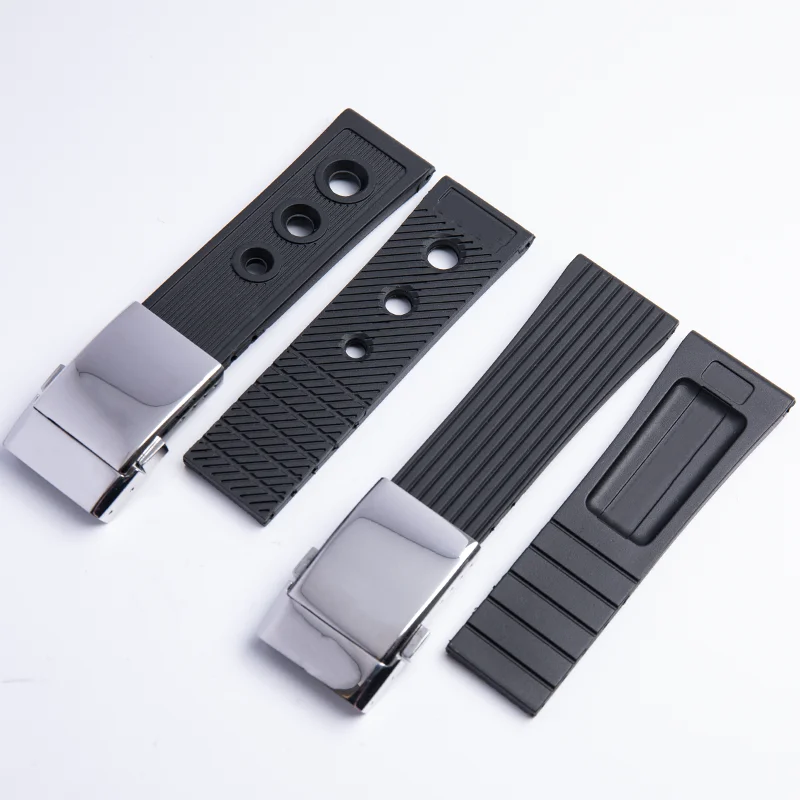 

Ремешок резиновый для наручных часов, браслет для Breitling navitimer avenger, 22 мм 24 мм, аксессуары для часов