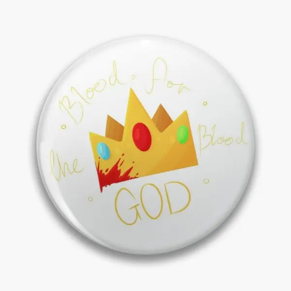 Мягкая заколка с надписью кровь для Бога |