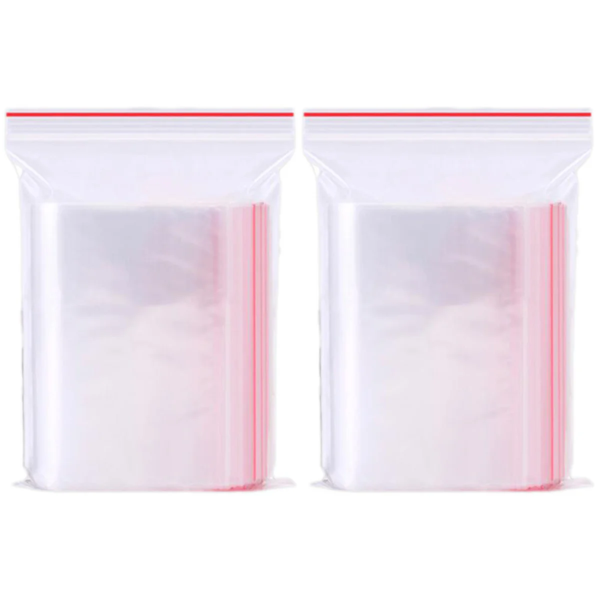 

2x Zip Plastic Bags 11x14 Poly Bags Transparent Sealing Bag Seal Transparented Bag Waterproof Bags Reclosable Sealing Bag