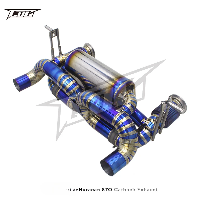 Титановая выхлопная система Boska Catback для Lamborghini Huracan Technica STO/EVO Spyder 5.2 2019-2020