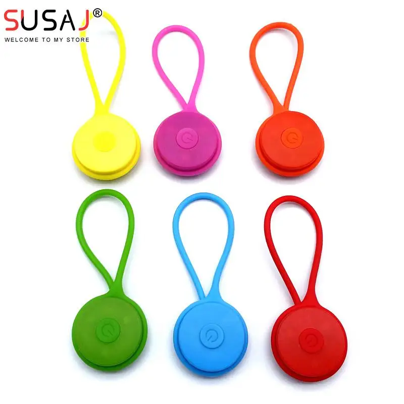 

Популярный силиконовый рюкзак, задний светодиодный фонарь для безопасной езды на велосипеде