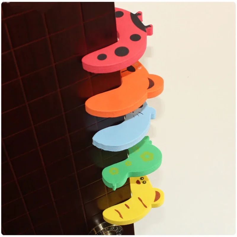 

5pcs/Set Door Stopper Doorknob Wall Protection Door Stopper Holder Shockproof Door Crash Pad Children Finger Protecter