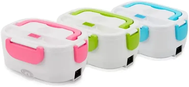 

Marmita Elétrica Lancheira Aquecedor de Alimentos 220V 12/24V Portátil Azu