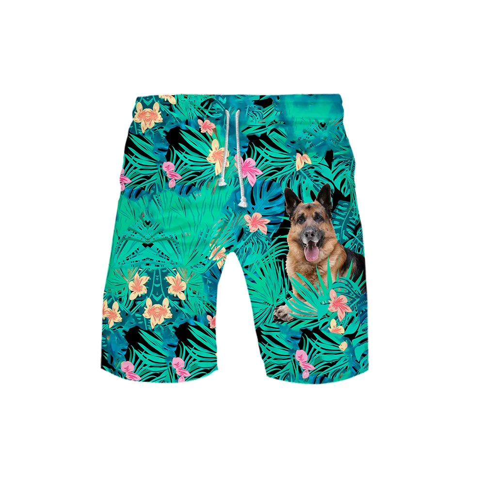 

Garden Dog Print Men's Running Shorts Men's Gym and Basketball Shorts Fitness Bodybuilding Training Short Pants