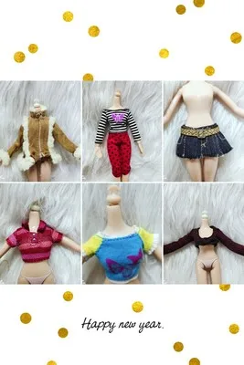 

B6 red monsters high school batez платье для милой Мини-куклы diy аксессуары xindongwanjucheng одежда 1/6