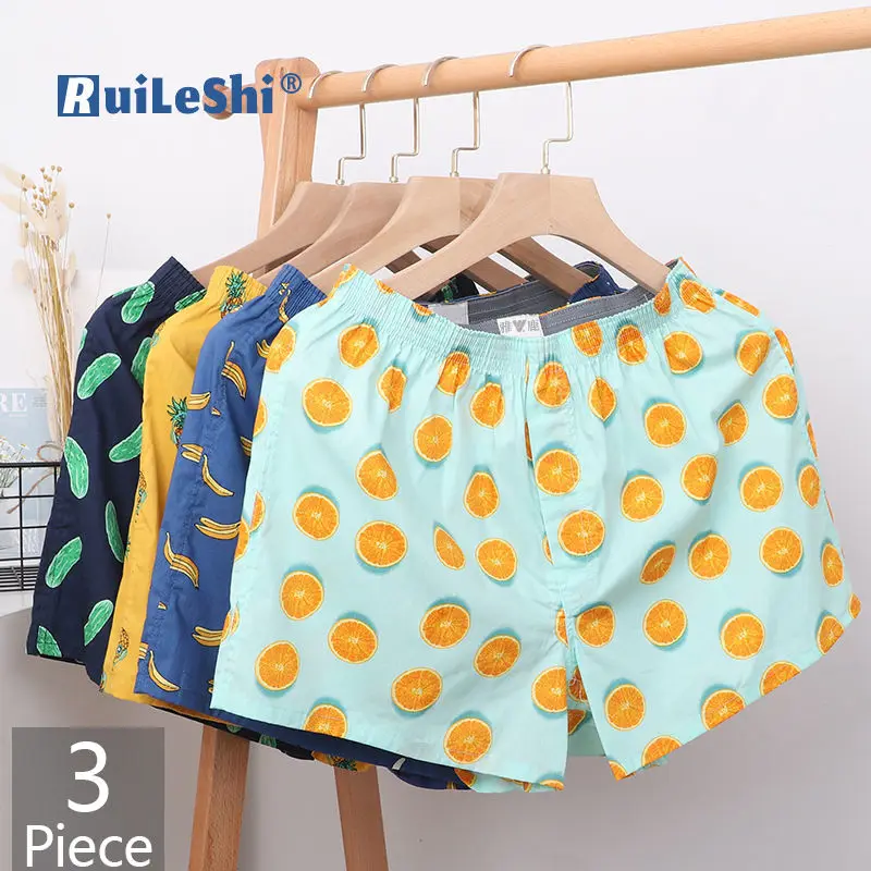 

1/2/3PCS Men Boxer Cotton Panties Underpants Male Stretch Beach Shorts Boys Underwear Breathable Lingerie Men Comfortable Boxer