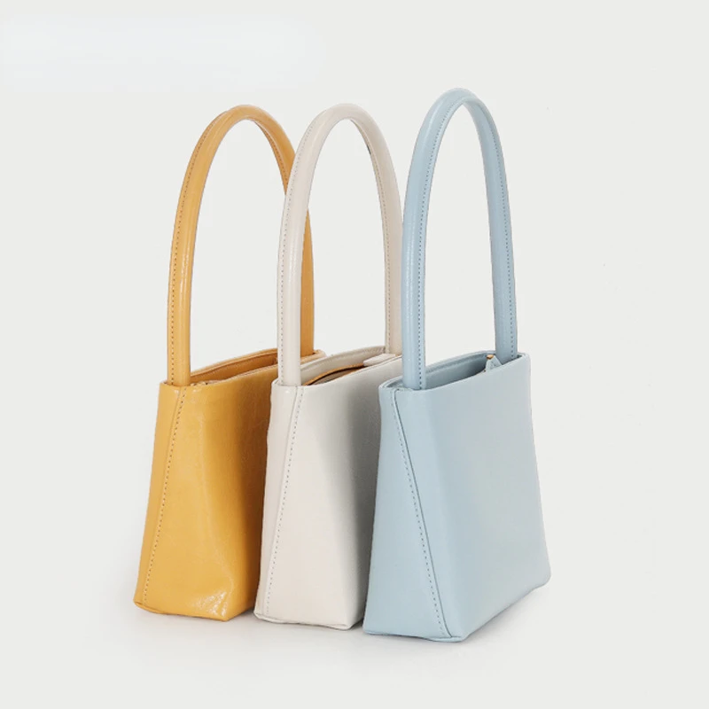 

2022 Popular New Shoulder Bag Trendy Women's Temperament Pure Color Handbag Fashionable All-Matching Underarm Bag for Women