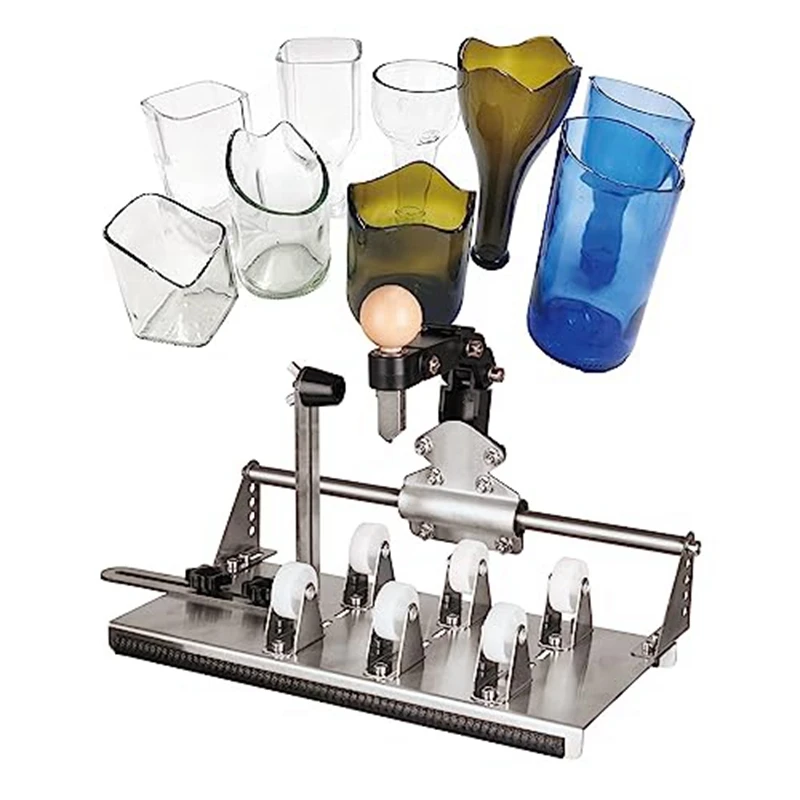 

1Set Glass Bottle Cutter Glass Cutting Tool For Square, Round Bottles And Bottlenecks With Accessories