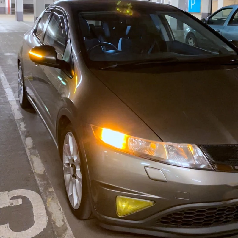 Светодиодный индикатор указателя поворота бокового зеркала для Honda Civic Hatchback 8th