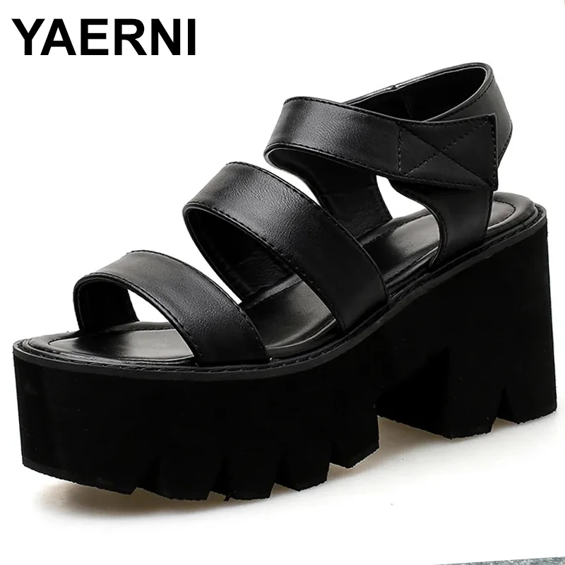 

Women's High Heel Sandals Summer New Thick Bottom Thick with Waterproof Platform All Fashion Sandals Zapatos De Mujer